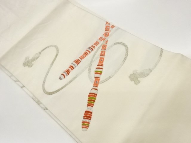 JAPANESE NAGOYA OBI / WOVEN FLUTE